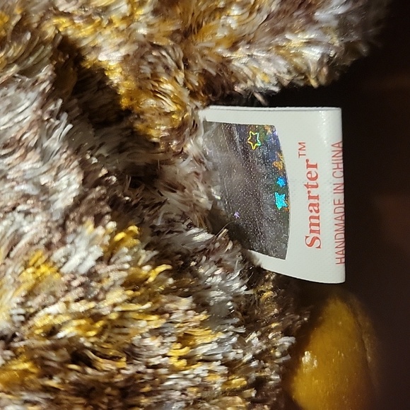 Vtg 2001 Ty Wise Owl Smarter Graduation School College Beanie Baby Error - Picture 9 of 14